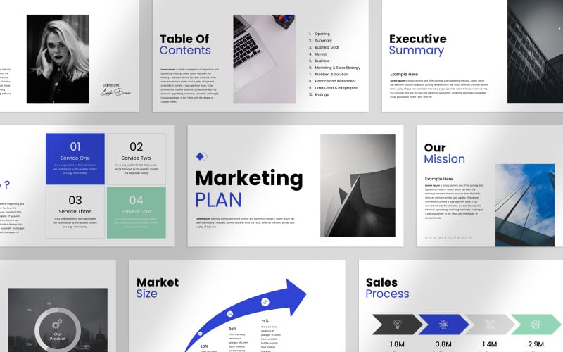 creative marketing plan presentation original