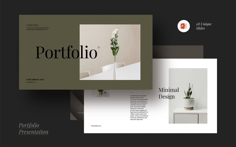 creative portfolio presentation template layout original
