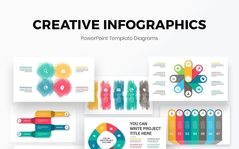 creative powerpoint infographics template original