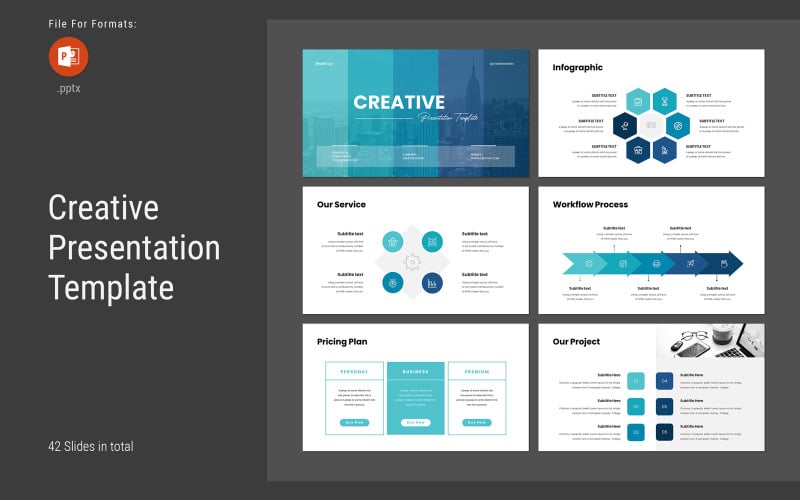 creative powerpoint presentation layout original