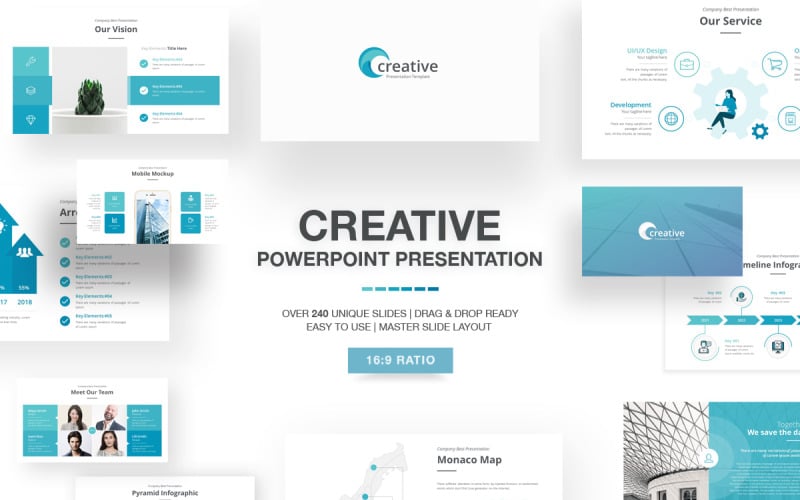 creative powerpoint presentation template original