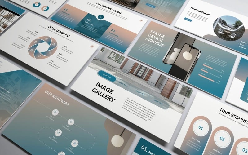 creative premium business powerpoint presentation template modern animated slide deck original