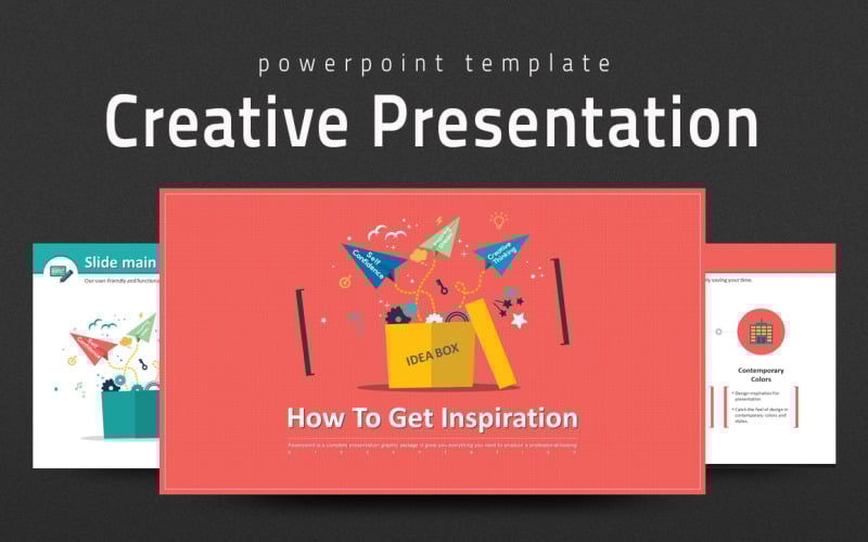 creative presentation powerpoint template original