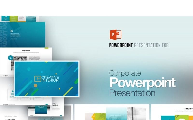 creative presentation powerpoint template original