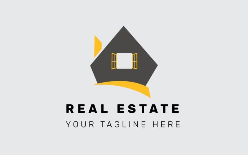 creative real estate agency logo template original
