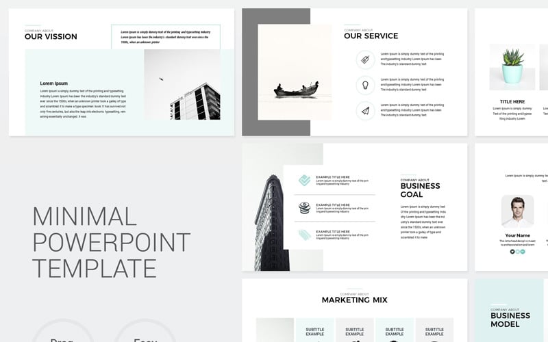 creative studio powerpoint template original