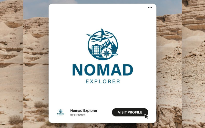 creative travel agency logo template perfect for tourism amp adventure brands original