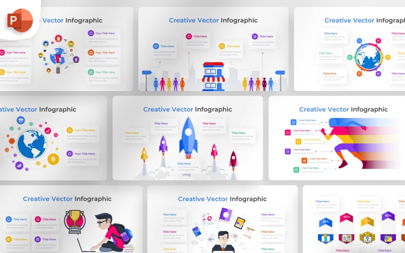 creative vector powerpoint infographic template original