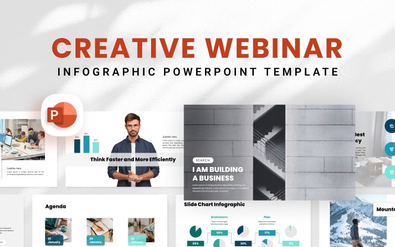 creative webinar powerpoint template original