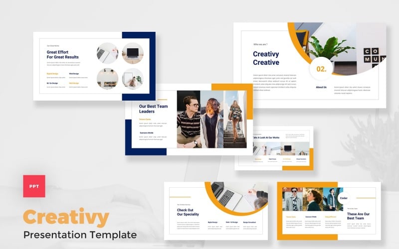 creativy creative powerpoint template original