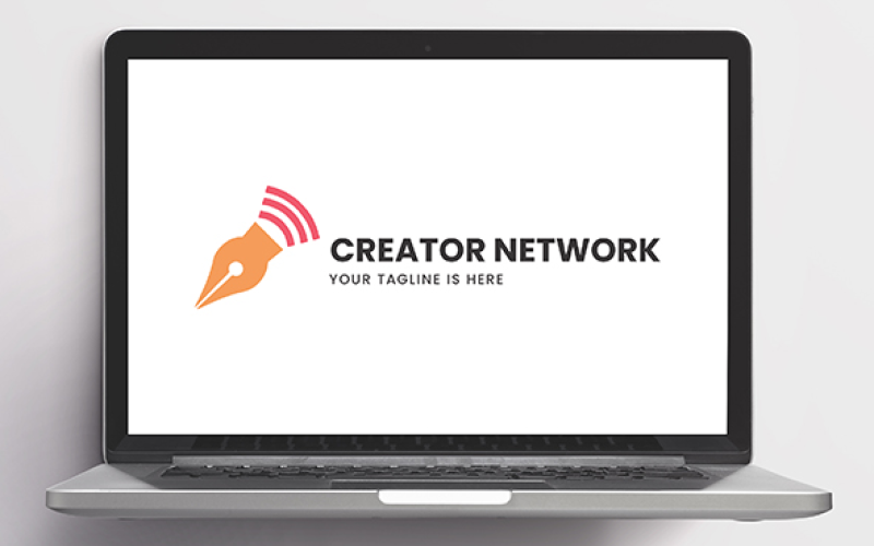 creator network logo template original