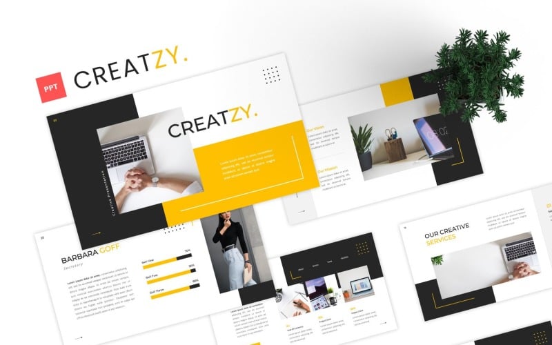 creatzy creative powerpoint template original