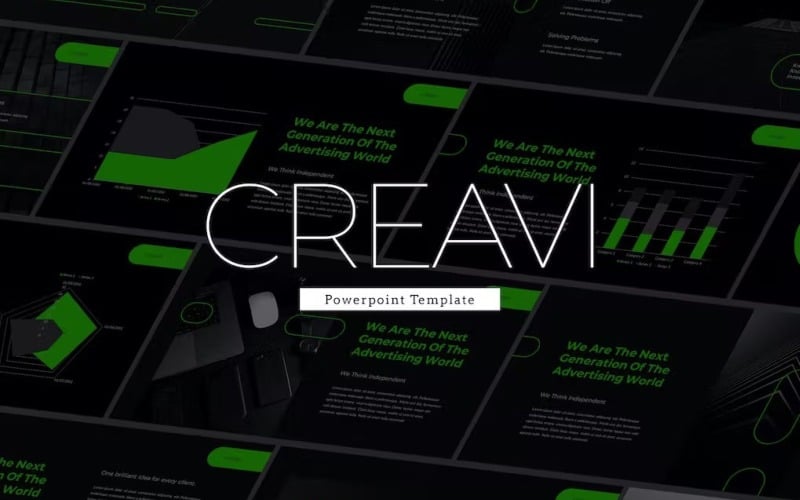 creavi tech theme powerpoint template original