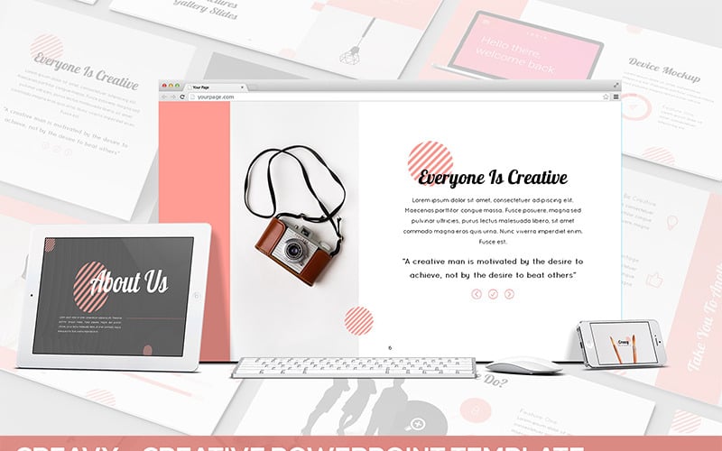 creavy creative powerpoint template original
