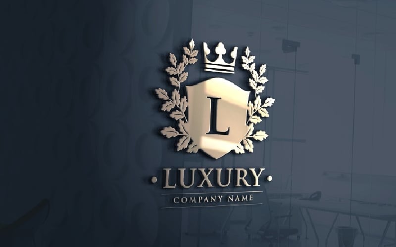 crest luxury pro logo template original