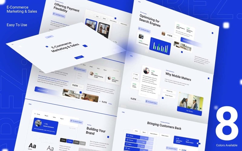 crez e commerce marketing and sales powerpoint original