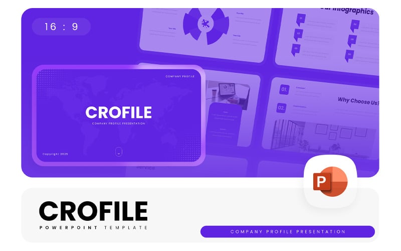 crofile powerpoint template original