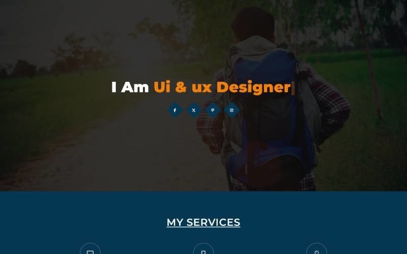 crokgo is a personal portfolio one page template original