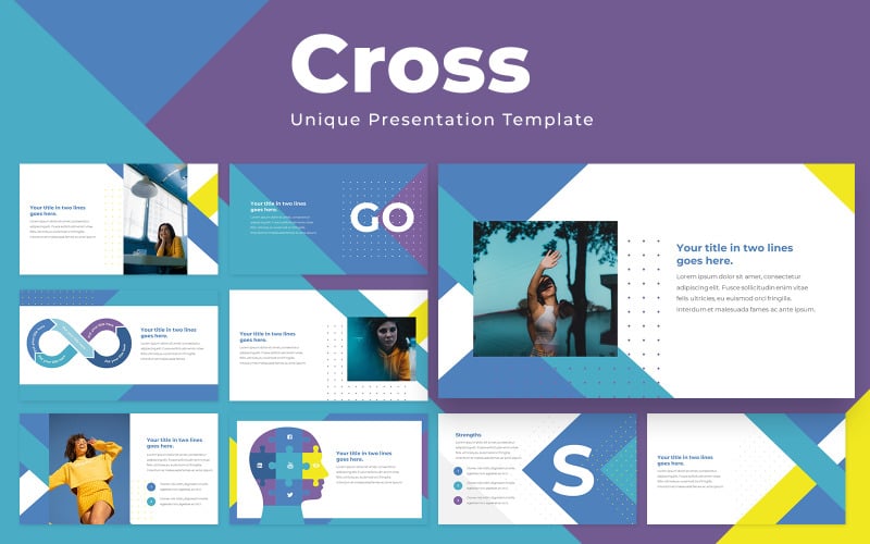 cross powerpoint presentation template original