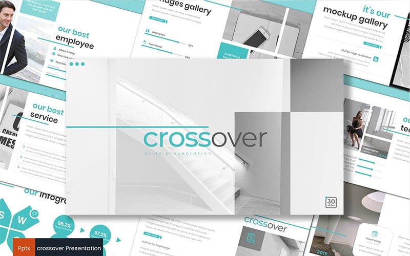 crossover powerpoint template original