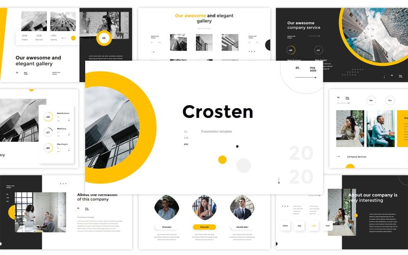 crosten corporate powerpoint original