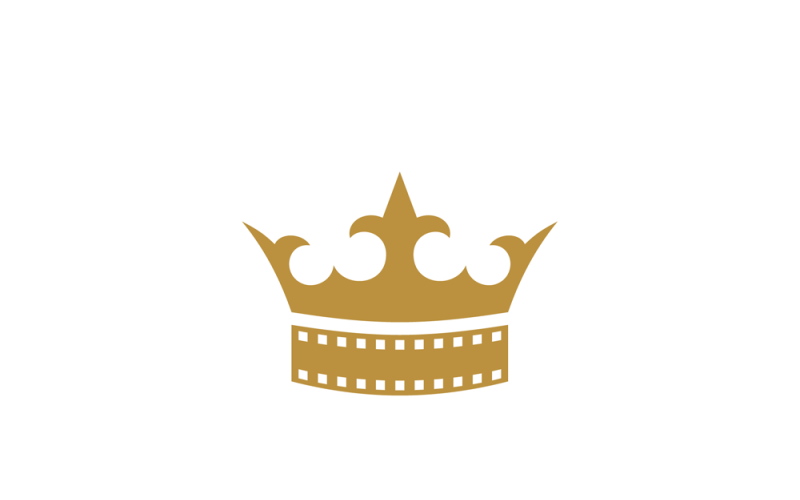 crown cinema logo template original