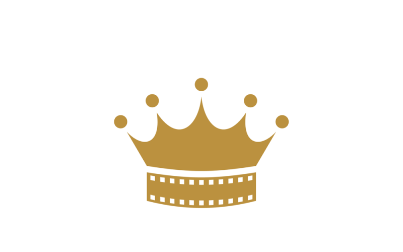 crown cinema logo template original