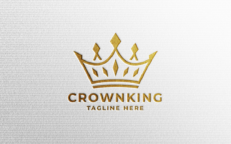 crown king logo pro template original