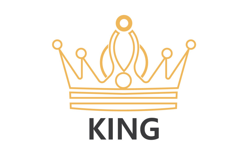 crown logo template vector icon v original