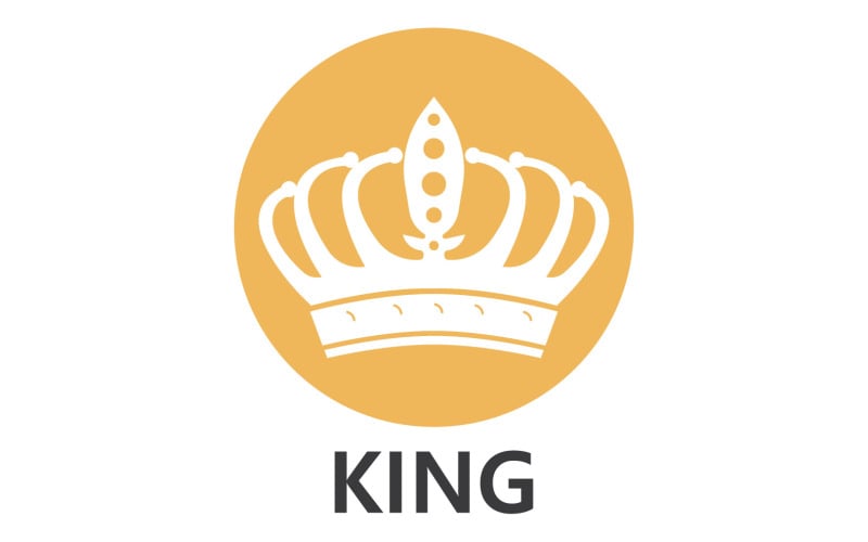 crown logo template vector icon v original