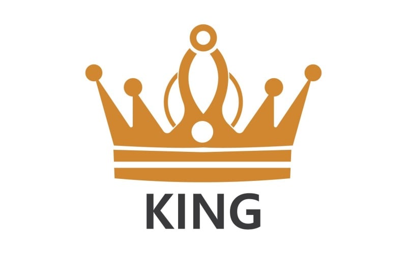 crown logo template vector icon v original
