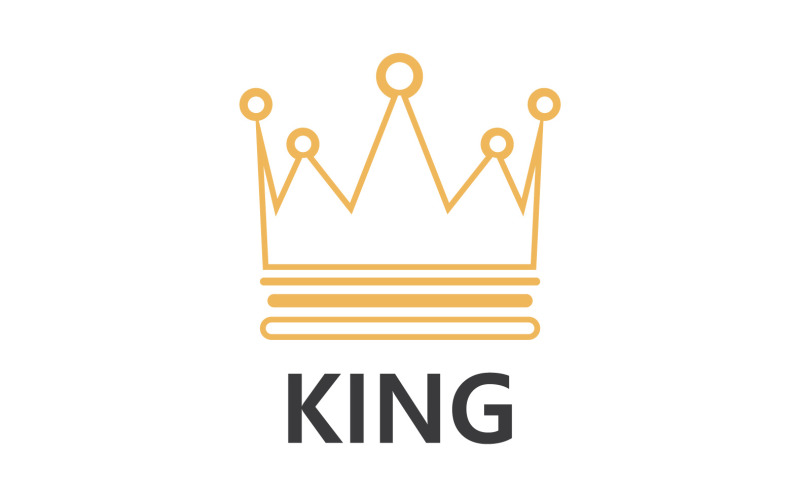 crown logo template vector icon v original