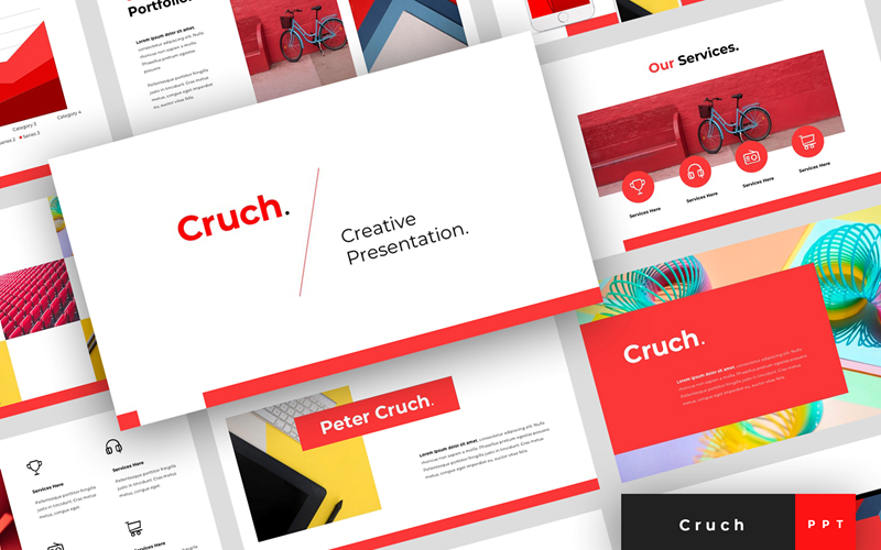 cruch creative presentation powerpoint template original