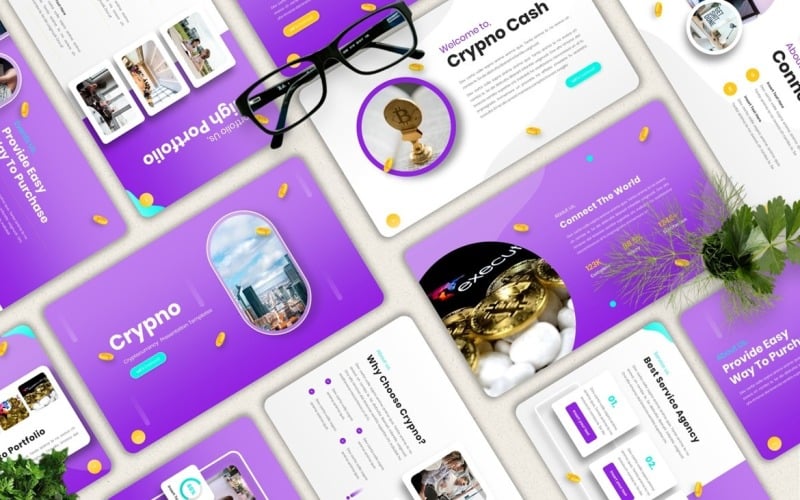 crypno cryptocurrency powerpoint templates original