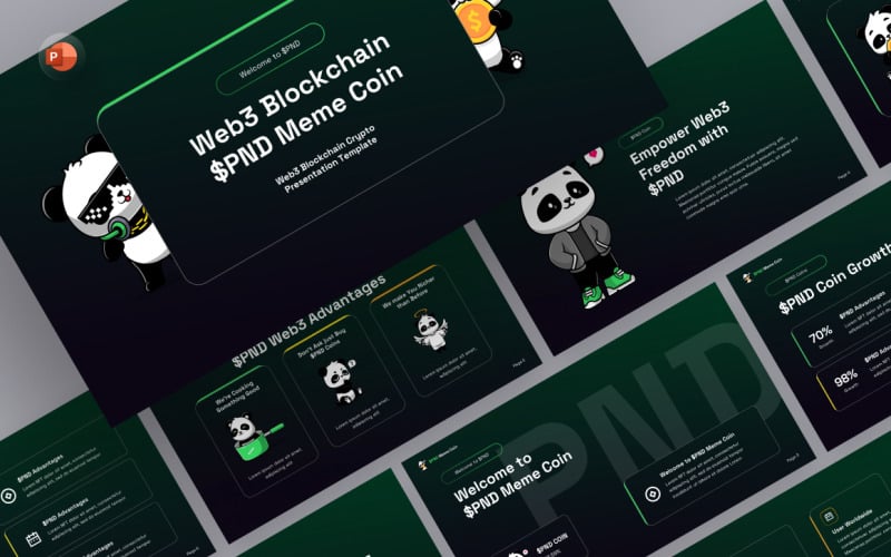 crypto blockchain powerpoint template original