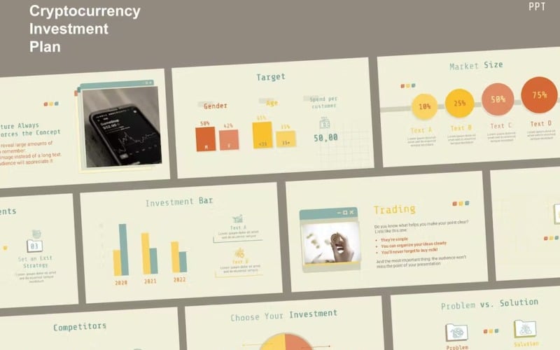 crypto currency investment plan powerpoint original
