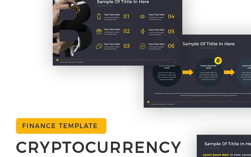 cryptocurrency exchange presentation powerpoint template original