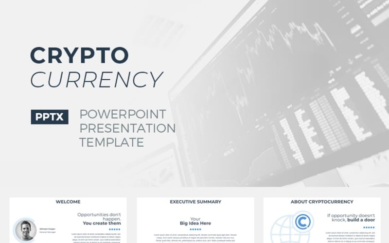 cryptocurrency powerpoint template original
