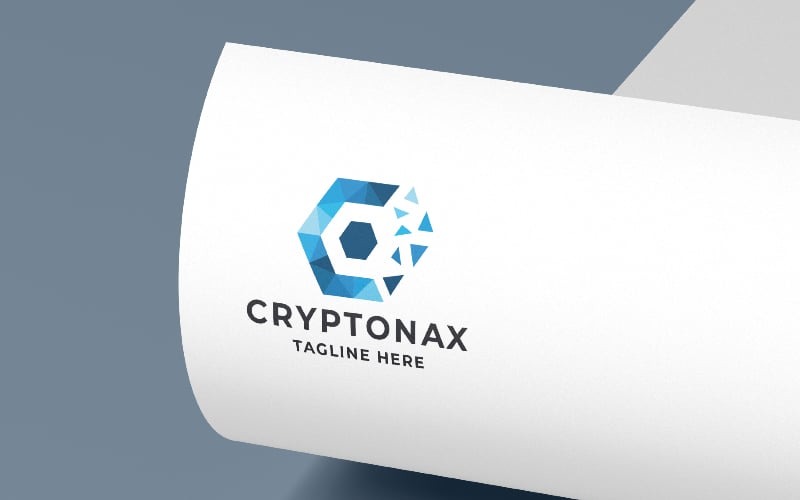 cryptonax letter c pro logo template original