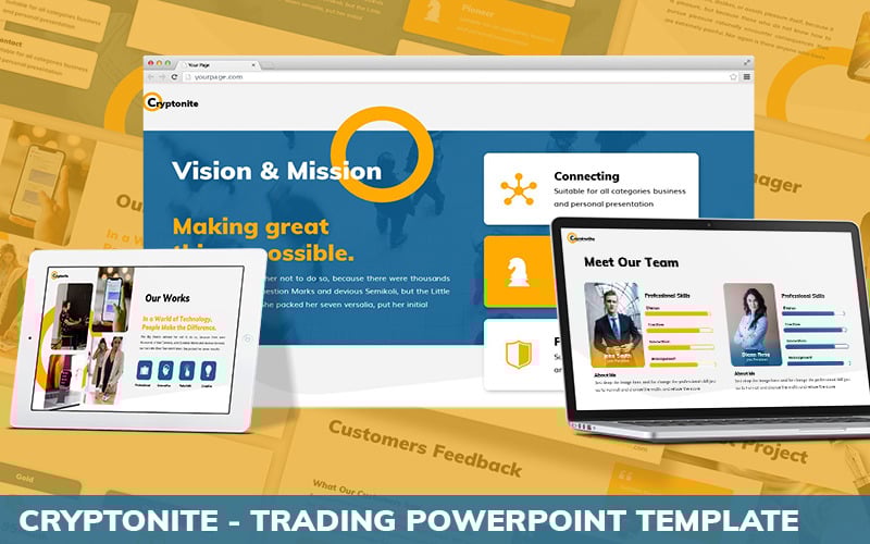 cryptonite trading powerpoint template original