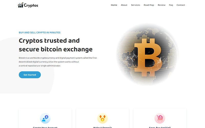 cryptos bitcoin amp cryptocurrency landing page original