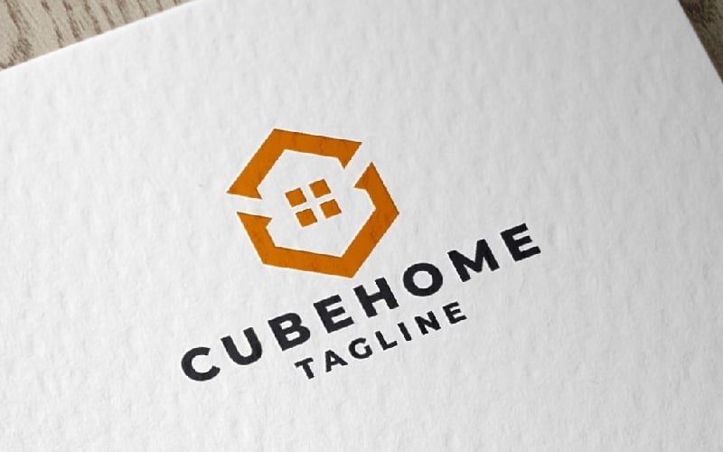 cube home pro vector logo temp original