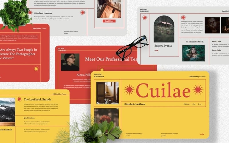 cuilae modelling powerpoint template original