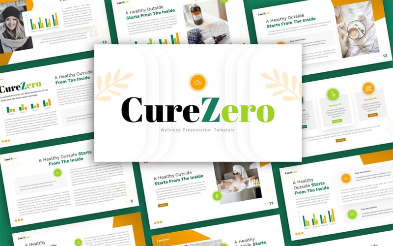 curezero wellness powerpoint presentation template original