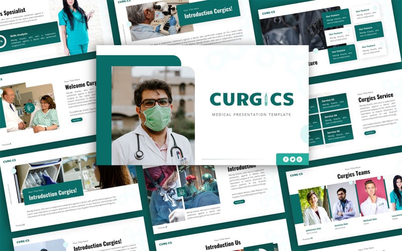 curgics medical multipurpose powerpoint presentation template original