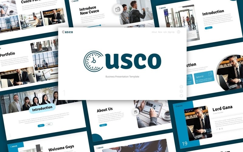 cusco business presentation powerpoint template original