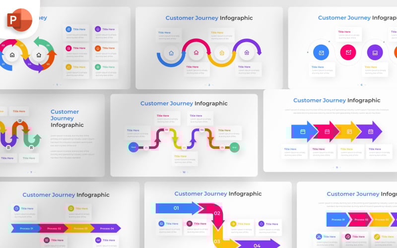 customer journey powerpoint infographic template original