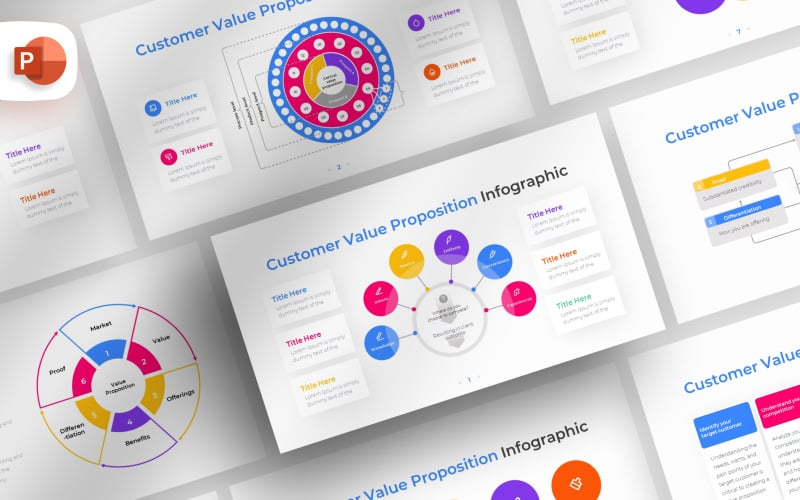 customer value powerpoint infographic template original