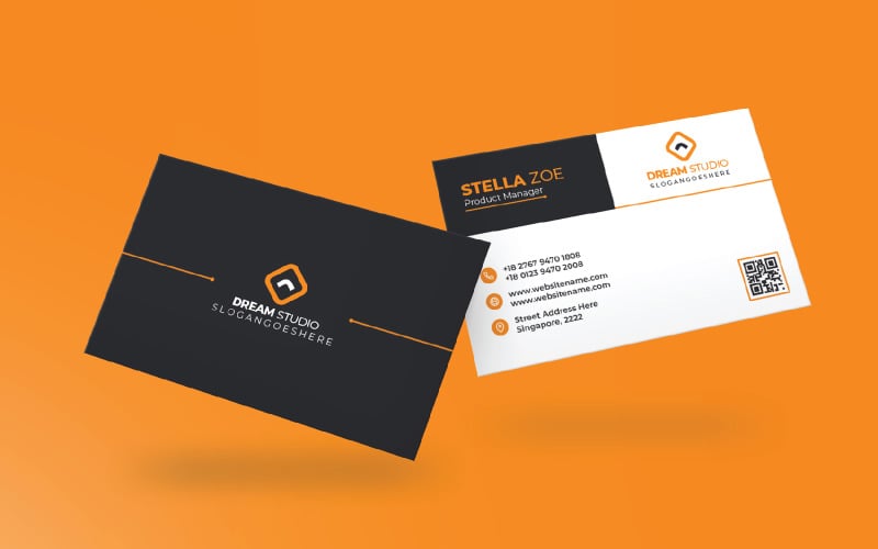 customizable and high quality dream studio business card template original