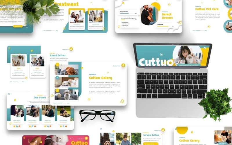 cuttuo pets care amp animal powerpoint templates original